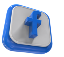 logo icon 3d social media in modern png