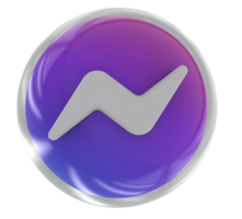 logo icoon 3d sociaal media in modern png