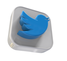 logo icon 3d social media in modern png