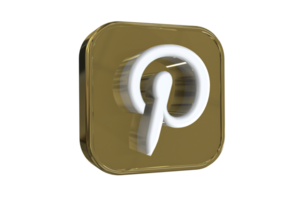 logo icon 3d social media in modern png