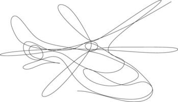 One line art. continues line art. hand drawn sketch of a helicopter vector