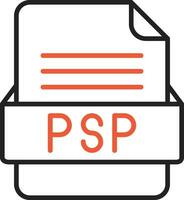 PSP File Format Vector Icon