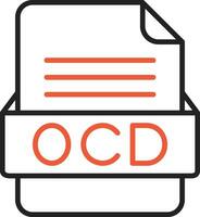 OCD File Format Vector Icon