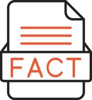 FACT File Format Vector Icon