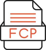 FCP File Format Vector Icon