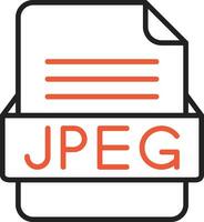 JPEG File Format Vector Icon