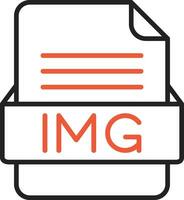 IMG File Format Vector Icon