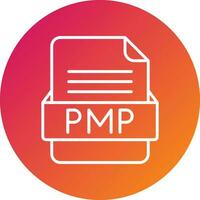 PMP File Format Vector Icon