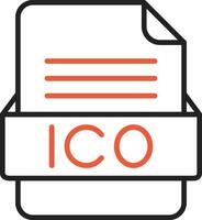 ico archivo formato vector icono