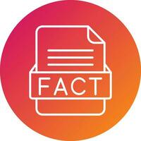 FACT File Format Vector Icon