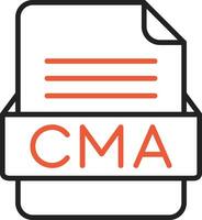 CMA File Format Vector Icon