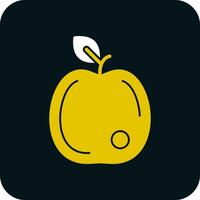 diseño de icono de vector de manzana