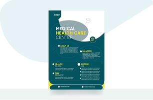 Medical flyer healthcare corporate flyer brochure design healthcare flyer banner background template vector