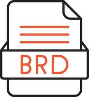 BRD File Format Vector Icon