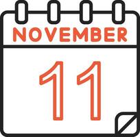 11 November Vector Icon