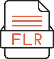 flr archivo formato vector icono
