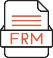 FRM File Format Vector Icon