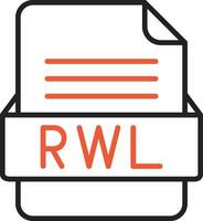 RWL File Format Vector Icon