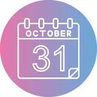 31 October Vector Icon