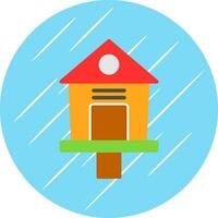 Bird House Vector Icon Design