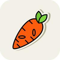 Carrot Vector Icon Design