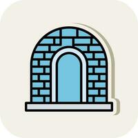 Igloo Vector Icon Design