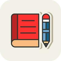 Notebook Vector Icon Design