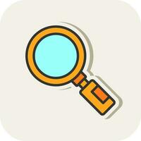 Magnifying Glass Vector Icon Design