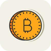 bitcoin Vector Icon Design