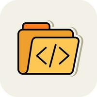 Coding Vector Icon Design