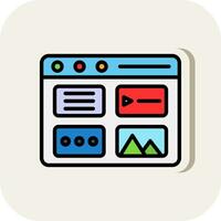 Content Marketing Vector Icon Design