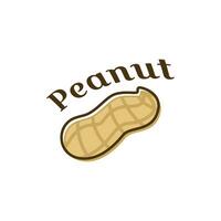 Peanut logo design concept idea vector