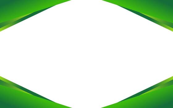 Green diagonal frame isolated in white background. Multipurpose background vector