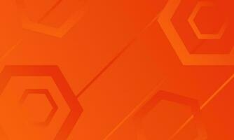 orange abstract geometric background with polygons vector