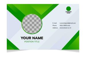 Professional Identity card. Modern business card template vector