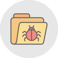 Bug Vector Icon Design