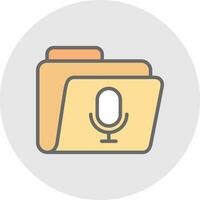 Mic Vector Icon Design