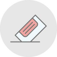 Eraser Vector Icon Design