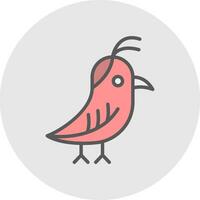 diseño de icono de vector de pájaro