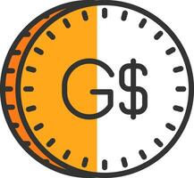 Guyanese dollar Vector Icon Design