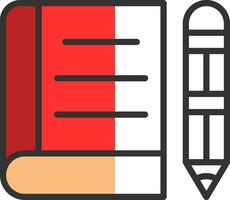 Notebook Vector Icon Design