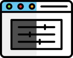 sonido controlar vector icono diseño