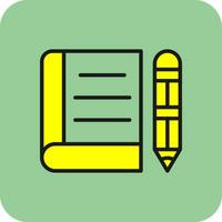 Notebook Vector Icon Design