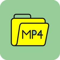 Mp4 Vector Icon Design