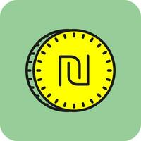 Shekel Vector Icon Design