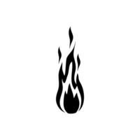 Fire icon vector set. Flame illustration sign collection. Burn symbol. Hot logo.