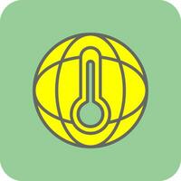 Global Warming Vector Icon Design