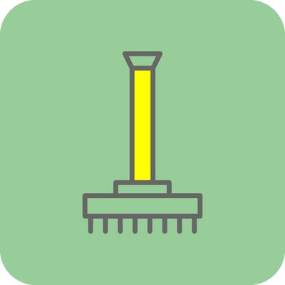 Rake Vector Icon Design
