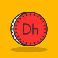 Moroccan dirham Vector Icon Design