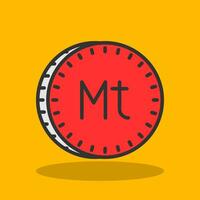 Metical Vector Icon Design
